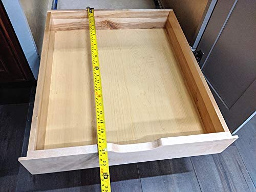 ELYSIAN Soft Close Wooden Cabinet Sliding Shelf Base Kitchen Bathroom Vanity Under Sink Pull Out Organizer Drawer Roll Out Wood Box Storage Shelve (20 Inch (20''W x 22''D)