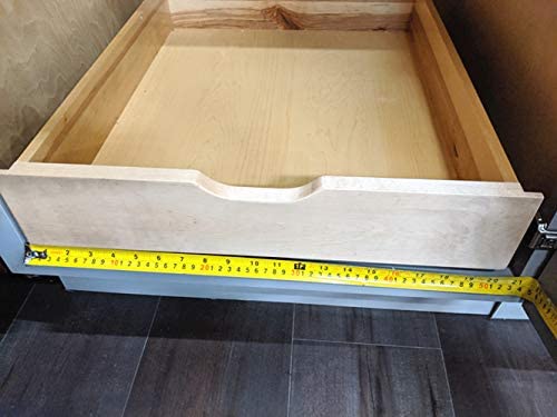 ELYSIAN Soft Close Wooden Cabinet Sliding Shelf Base Kitchen Bathroom Vanity Under Sink Pull Out Organizer Drawer Roll Out Wood Box Storage Shelve (20 Inch (20''W x 22''D)