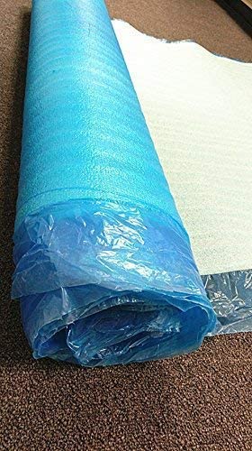 200 Sqft 3mm Underlayment for Laminate Flooring 3in1 Vapor Barrier Flooring Underlayment w/Overlap & Tape. Moisture Barrier Underpad Underlay for Laminate Flooring, Hardwood Floor, Vinyl Floor