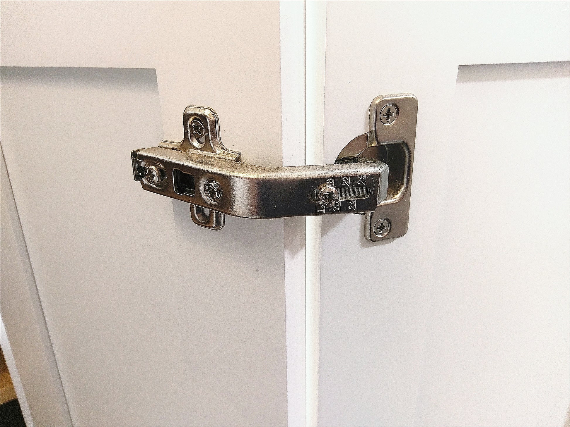 1 Piece Lazy Susan Hinge Face Frame Plate for Floded Door, Kitchen