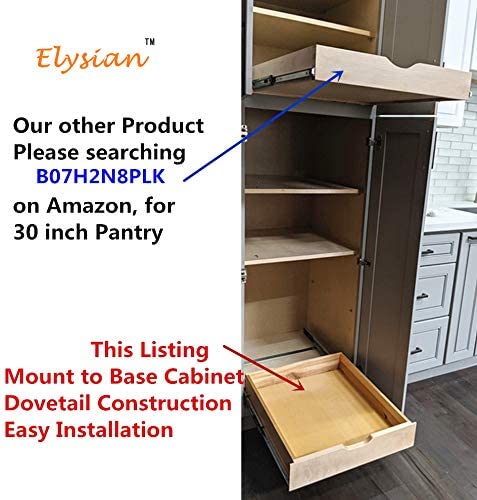 ELYSIAN Soft Close Wooden Cabinet Sliding Shelf Base Kitchen
